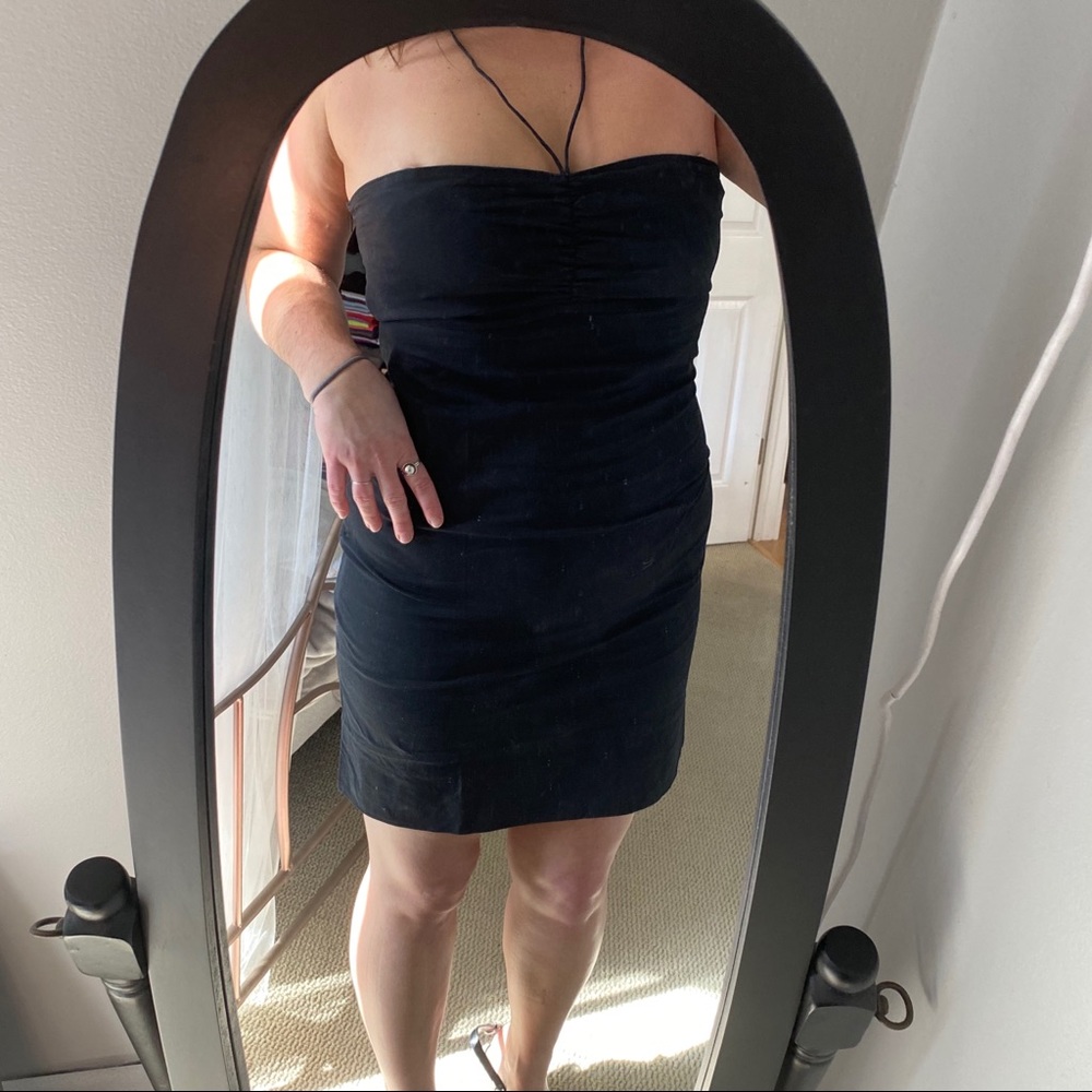 Old Navy - Black Tube Top Dress w/ Bust Straps 12